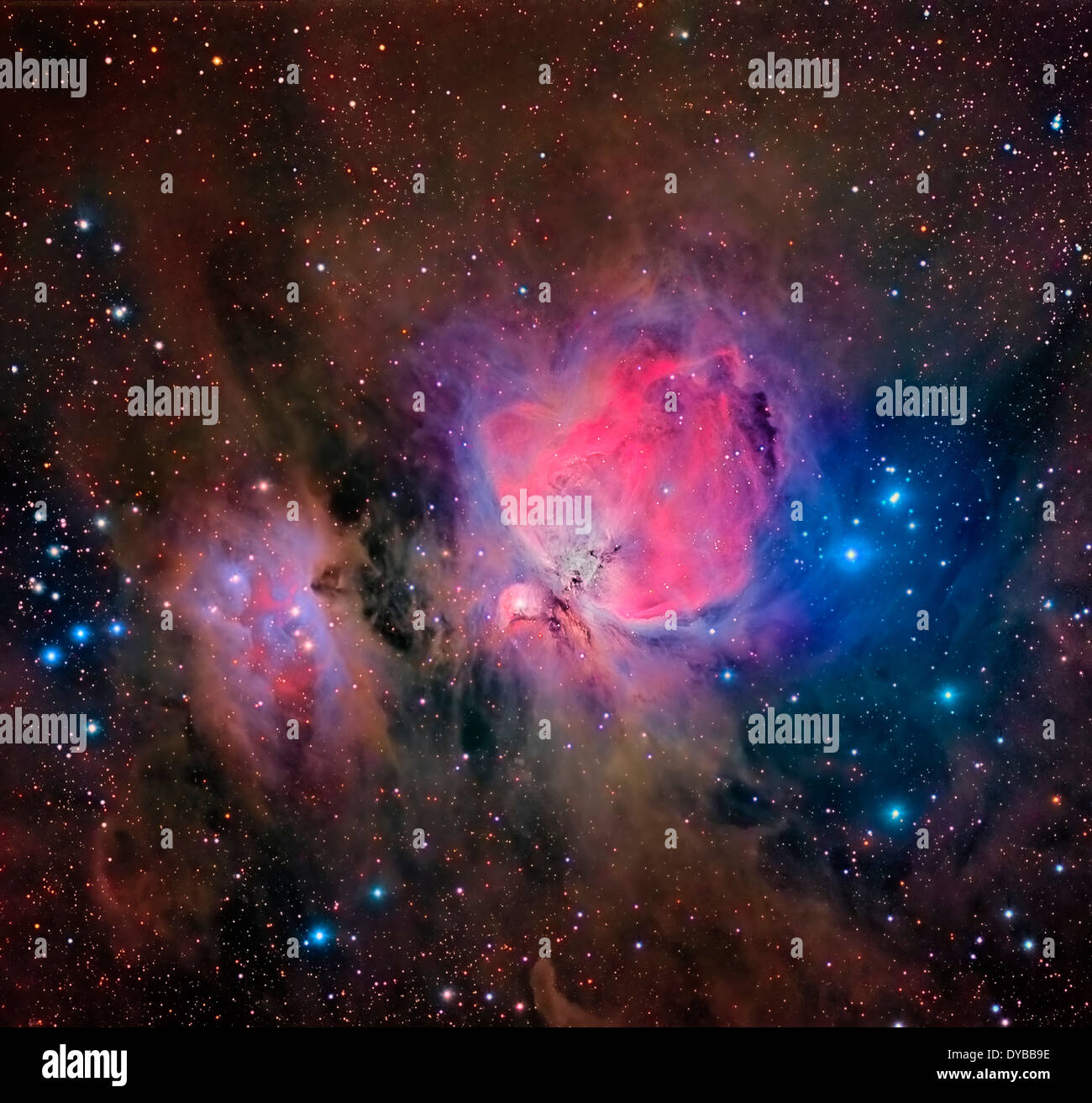 Messier 42, The Orion Nebula Stock Photo - Alamy