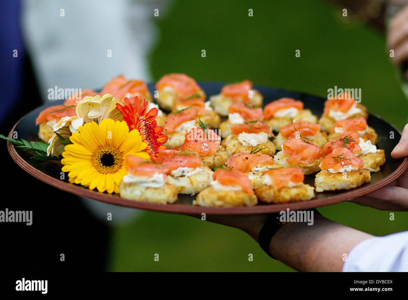 Canapes tray hi-res stock photography and images - Alamy