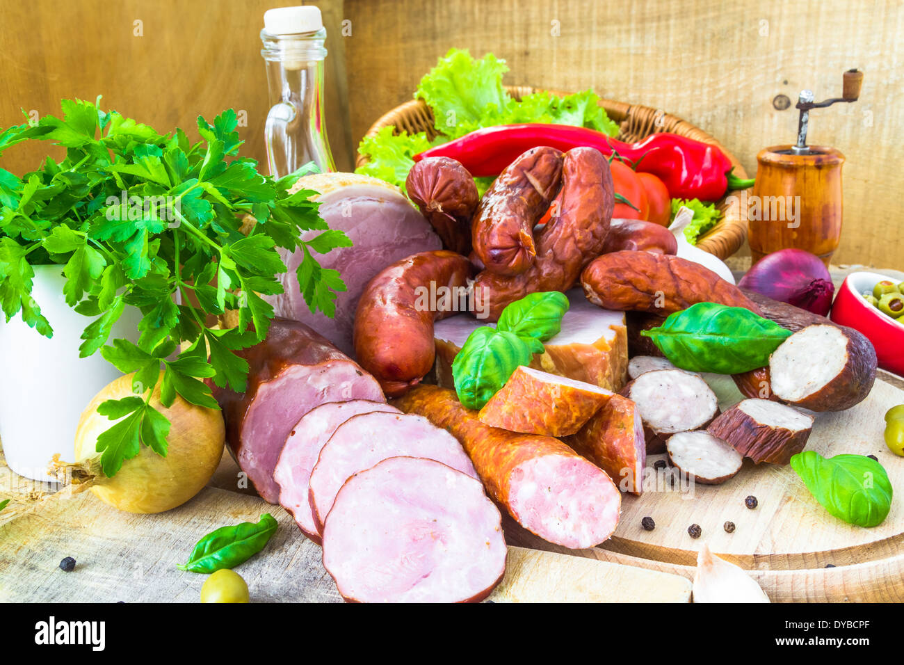 Processed meat products hires stock photography and images Alamy