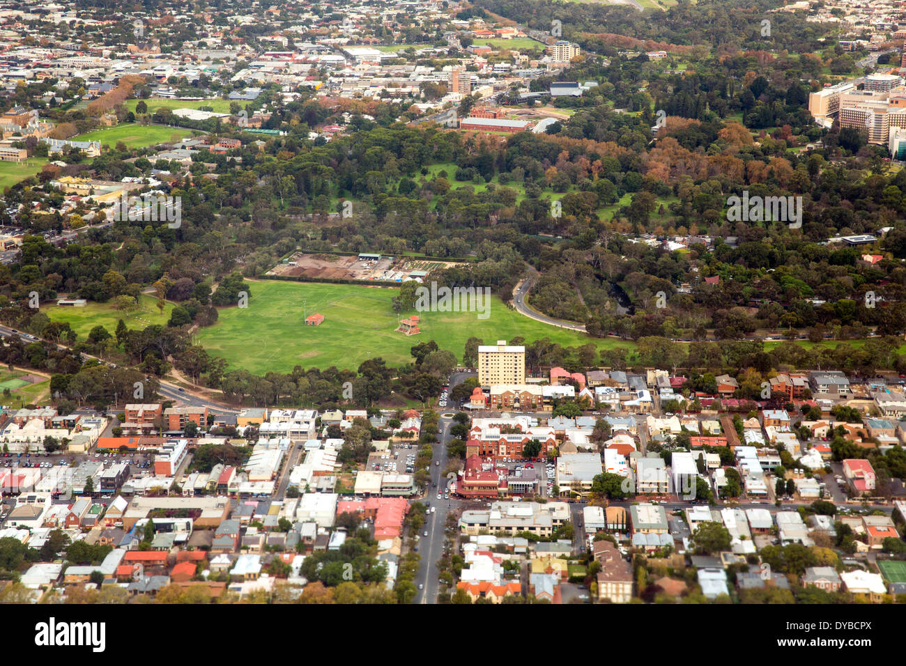 Aerial view of Adelaide Australia Stock Photo