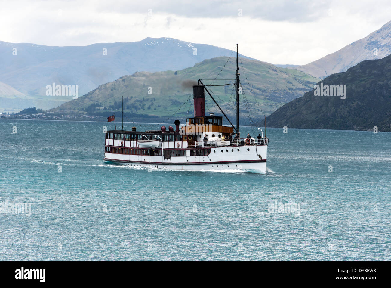 The TSS Earnslaw, Queenstown Stock Photo