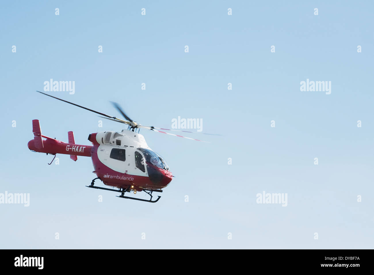 Air Ambulance Helicopter Stock Photo