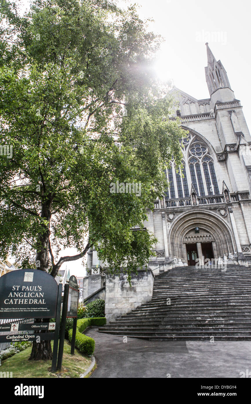 St Paul's Anglican Cathedral, Dunedin, New Zealand Stock Photo