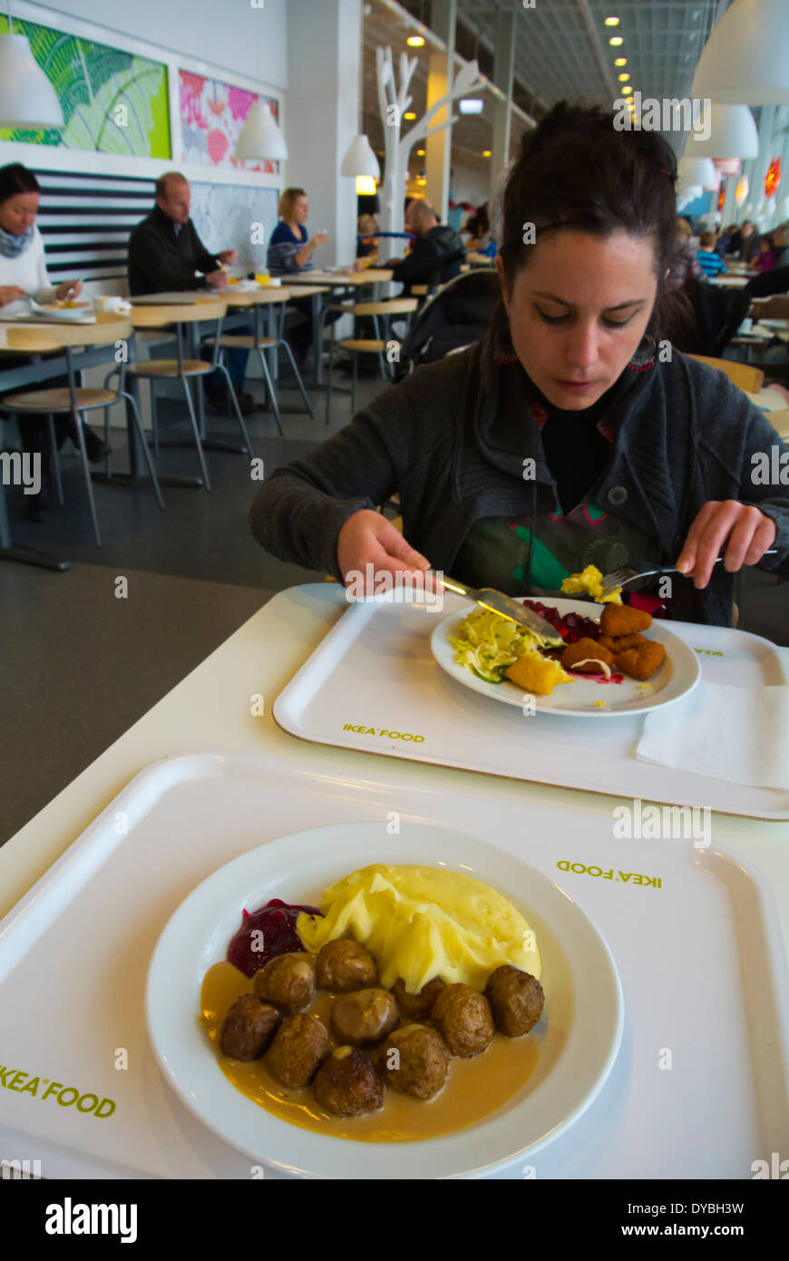 Restaurant, Ikea, Cerny Most, Prague, Czech Republic, Europe Stock Photo -  Alamy