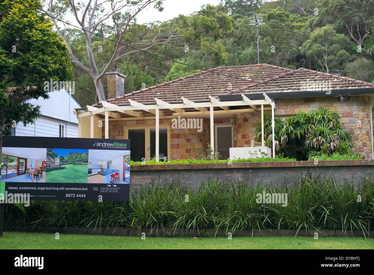 residential property for sale/sold in avalon, sydney,australia Stock