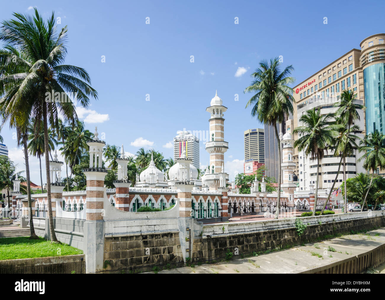 Jamek Mosque in Kuala Lumpur, Malaysia Stock Photo