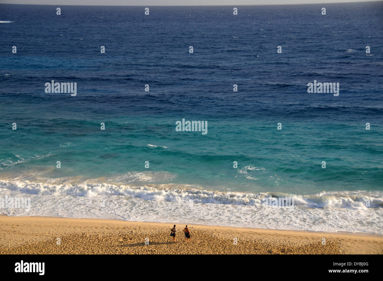 Two people at the beach two