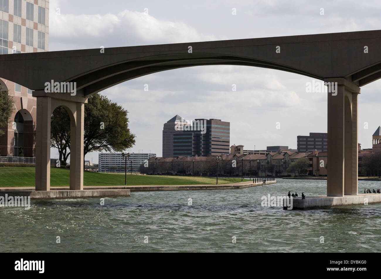 An urban view in Dallas Texas USA Stock Photo