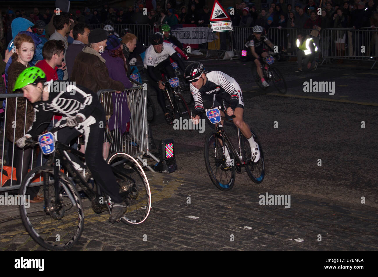 Red Bull Hill Chasers Edinburgh 2014 Stock Photo Alamy