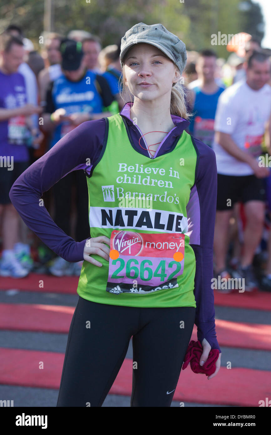London Uk 13th Apr 2014 Actress Natalie Dormer Celebrities