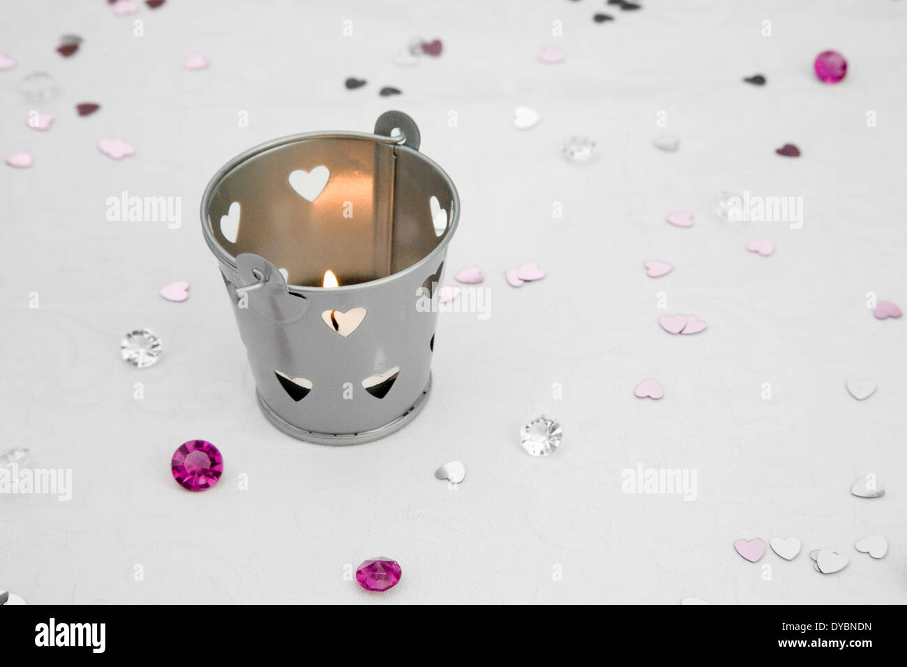 wedding Favor candle holder Stock Photo Alamy