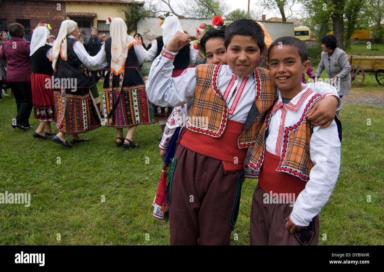 Young and old celebrate with music and dance Stock Photo - Alamy