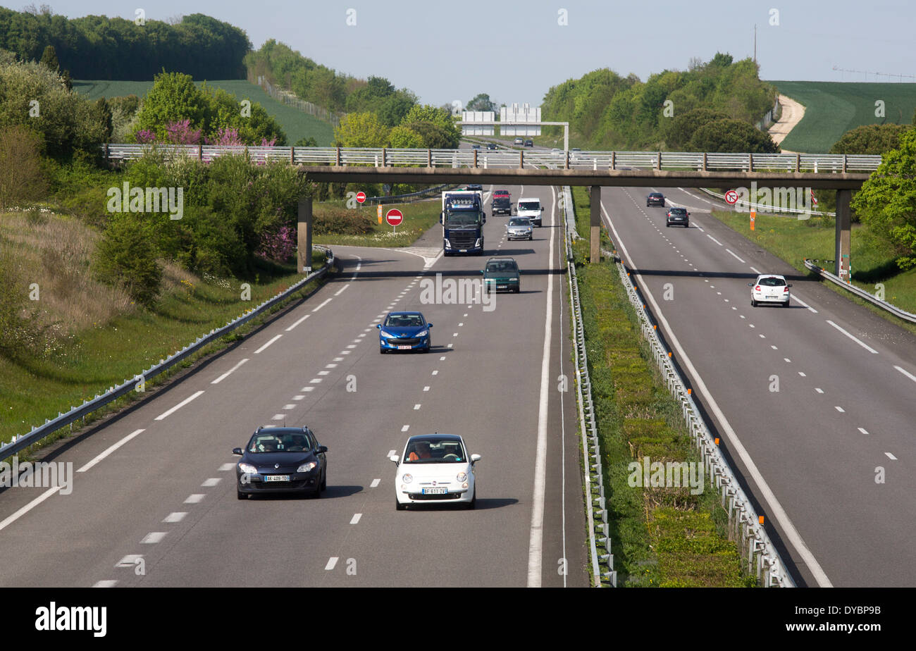 French autoroute hi-res stock photography and images - Alamy