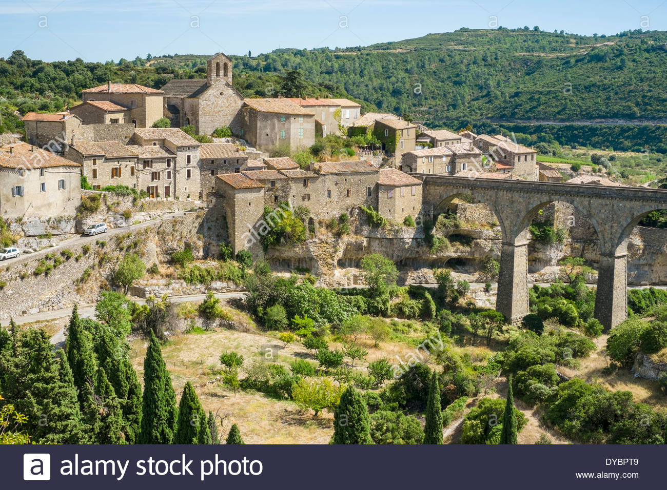 Minerve, Hérault Department, LanguedocRoussillon, France Stock Photo