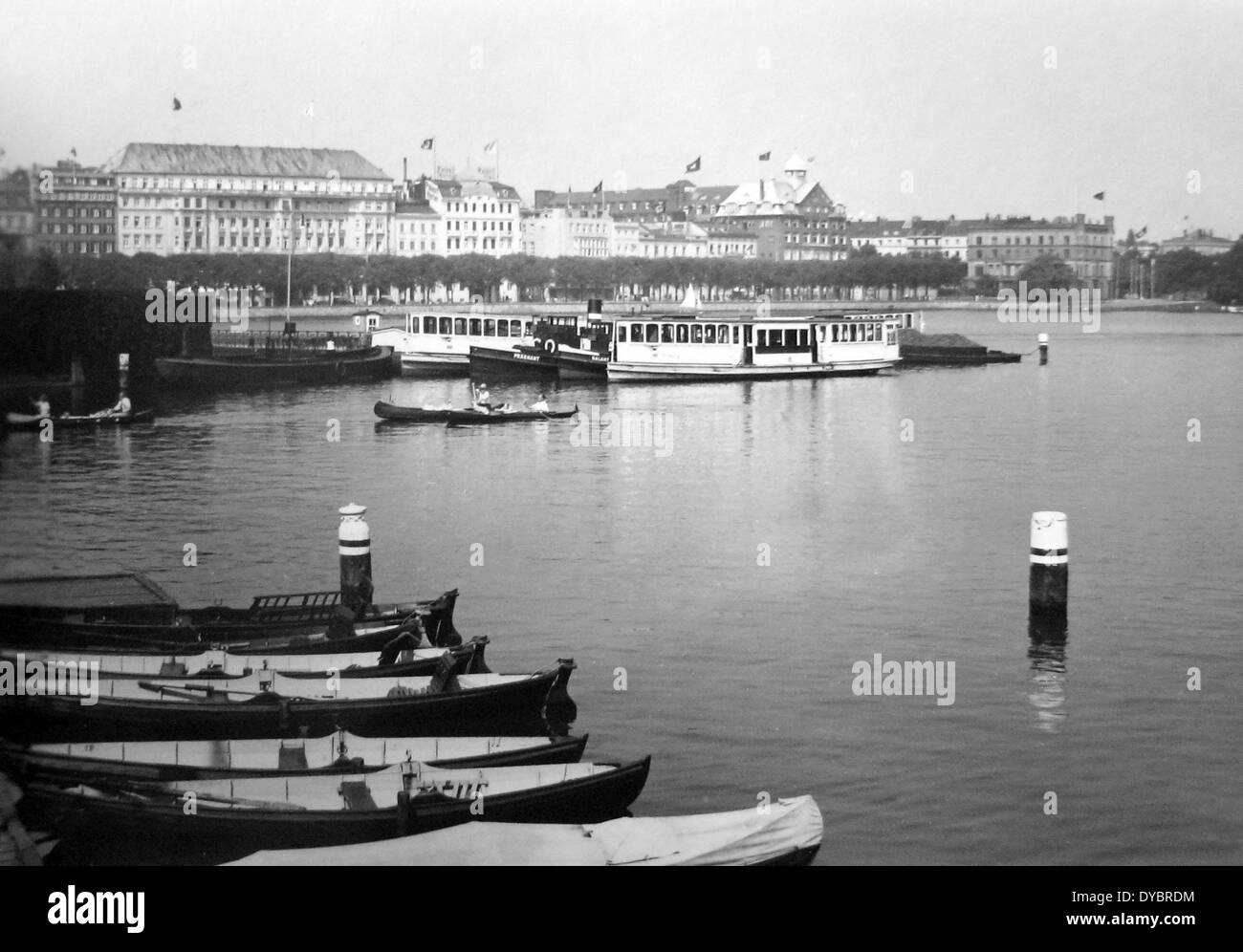 Hamburg Germany in the 1930s Stock Photo