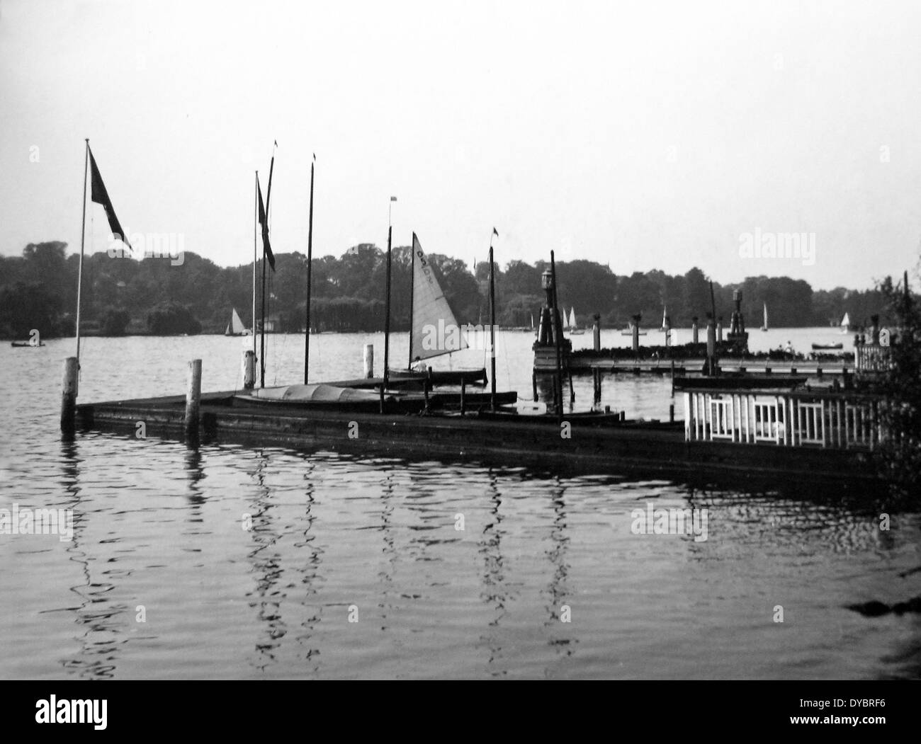 Hamburg Germany in the 1930s Stock Photo