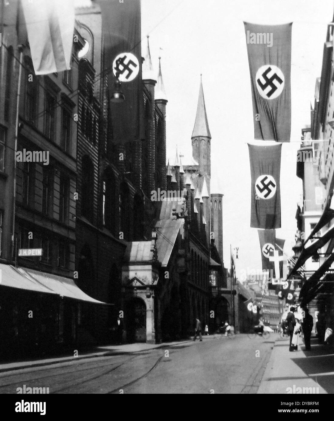 Lubeck Germany in the 1930s Stock Photo