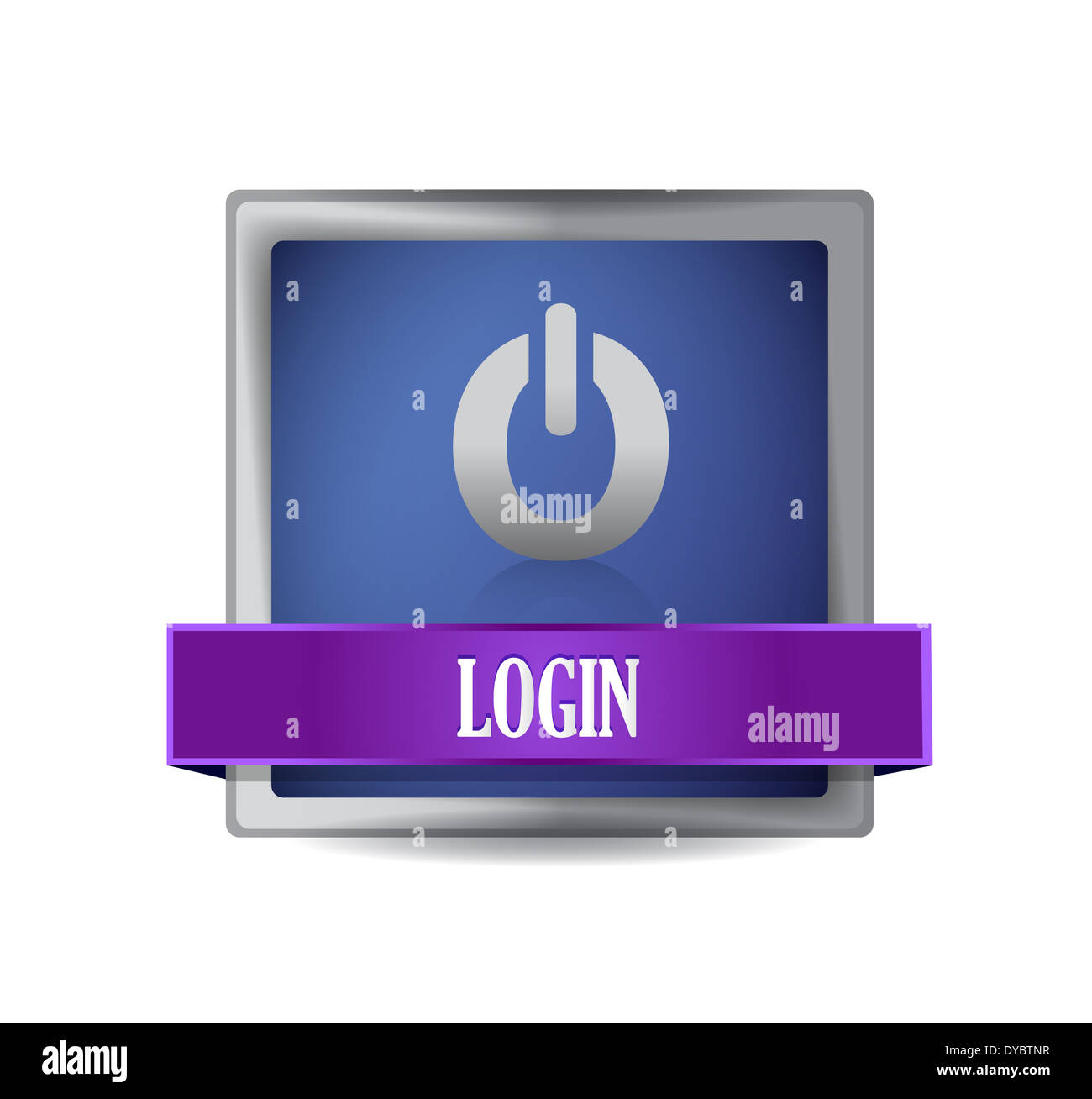 Login power off icon illustration hi-res stock photography and images ...