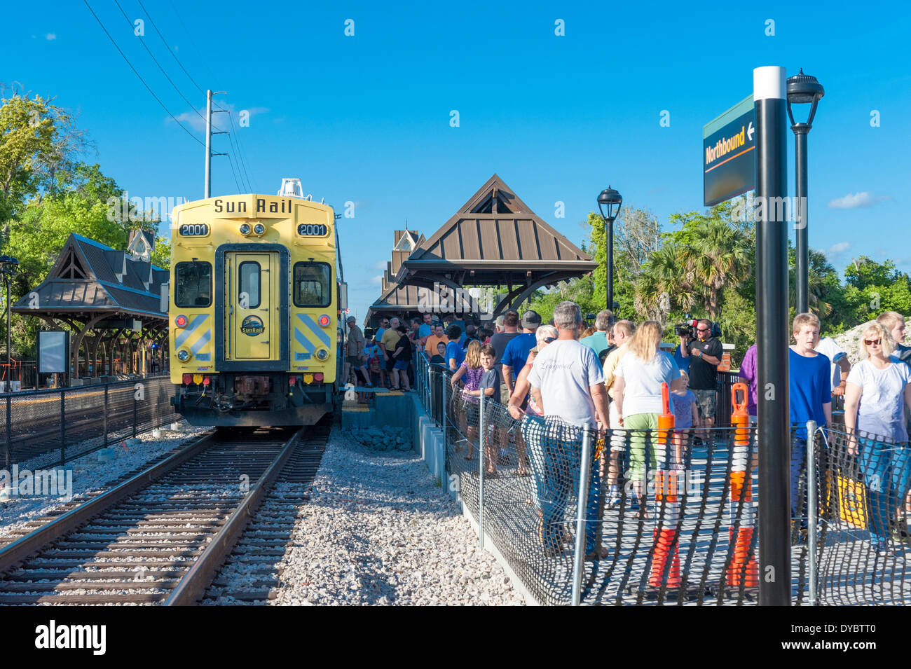 Longwood, Fl. USA State of Florida & Longwood Sunrail Station, part of