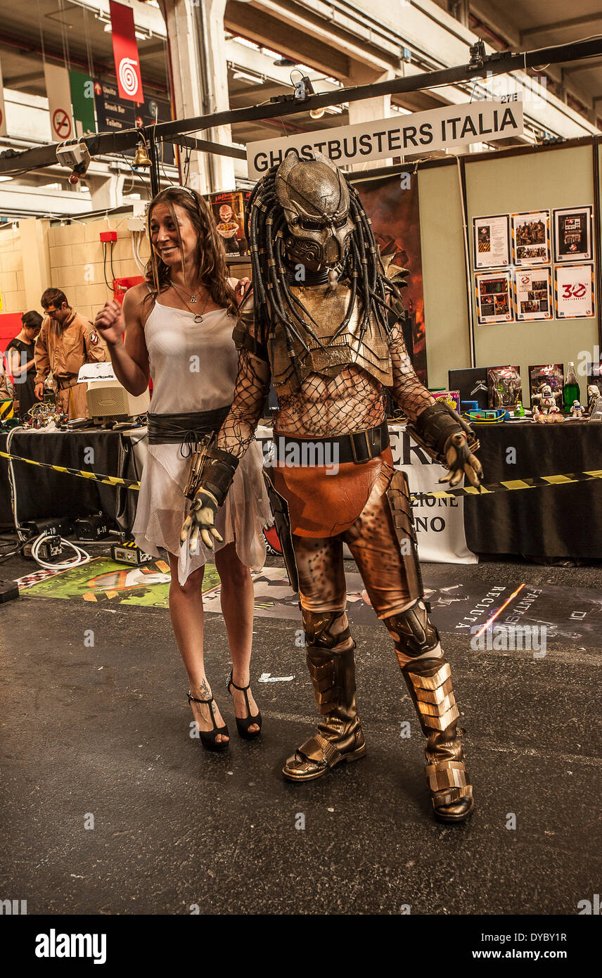 Turin, Piedmont, Italy. 13th April, 2014. Lingotto Fiere 13 April 2014 Torino Comics exhibition  Cosplay © Realy Easy Star/Alamy Stock Photo