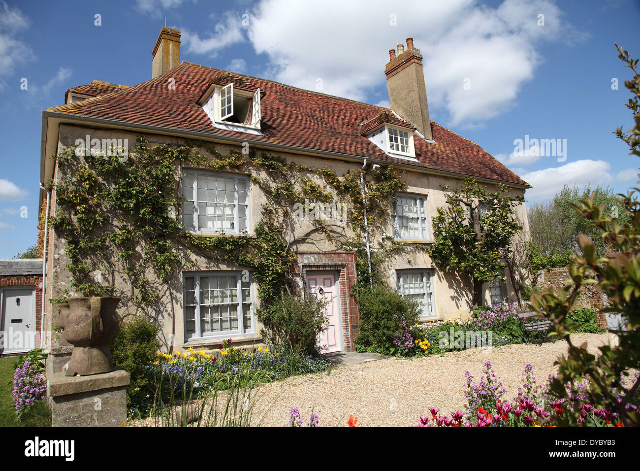 Charlston Farmhouse, spiritual home of the Bloomsbury set Stock Photo