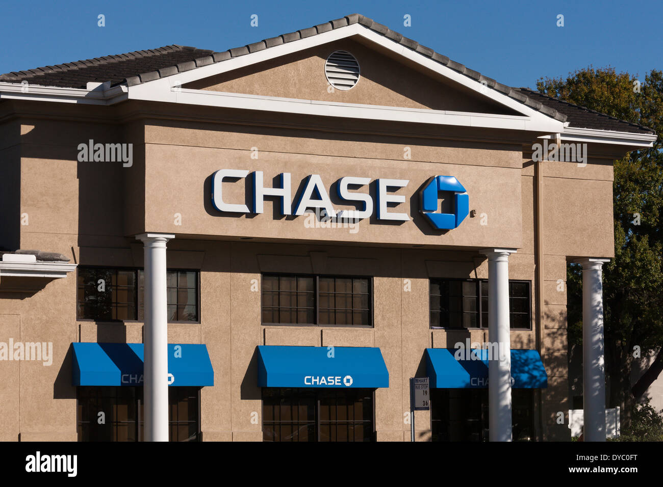 Chase Bank Branch, Florida Stock Photo