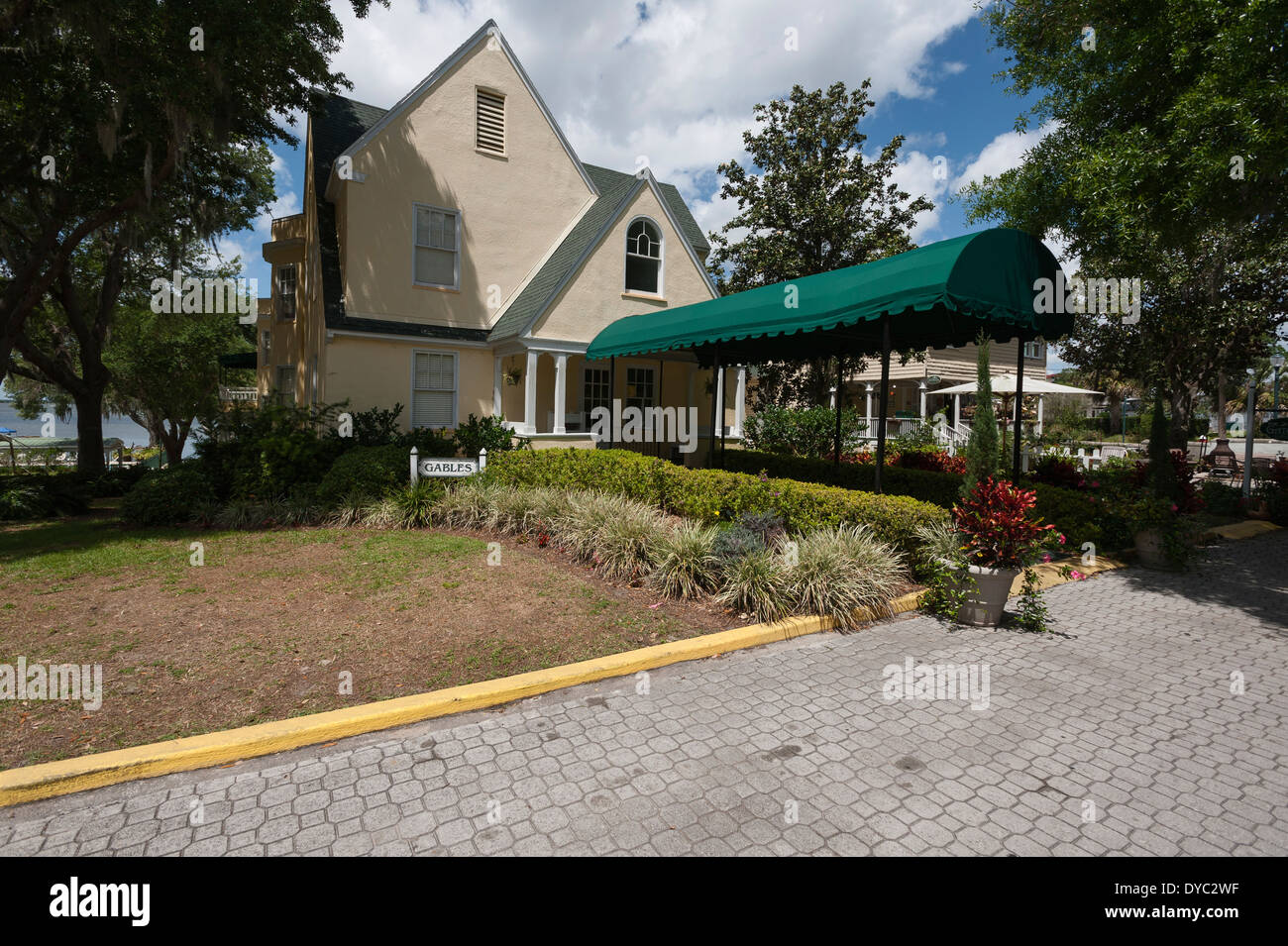 The Gables Gourmet Restaurant Mount Dora Florida USA Stock Photo Alamy