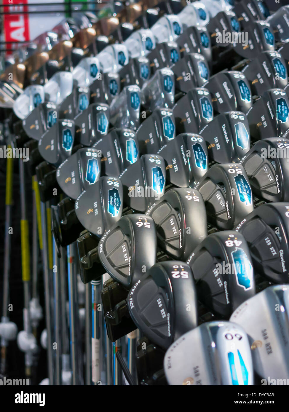 Golf Sporting Supplies, USA Stock Photo Alamy