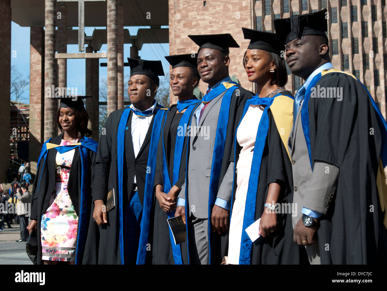 Coventry University Graduation Day at Coventry Cathedral, England, UK