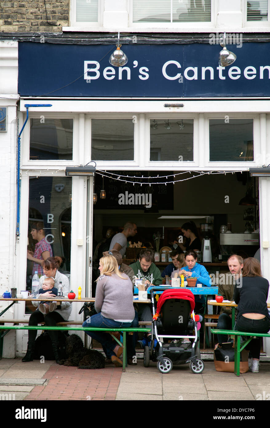 Ben's canteen on St John's Hill in Wandsworth - London SW11 - UK Stock Photo