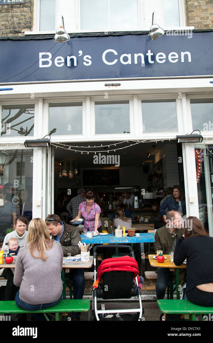 Ben's Canteen on St John's Hill in Wandsworth - London SW11 - UK Stock Photo