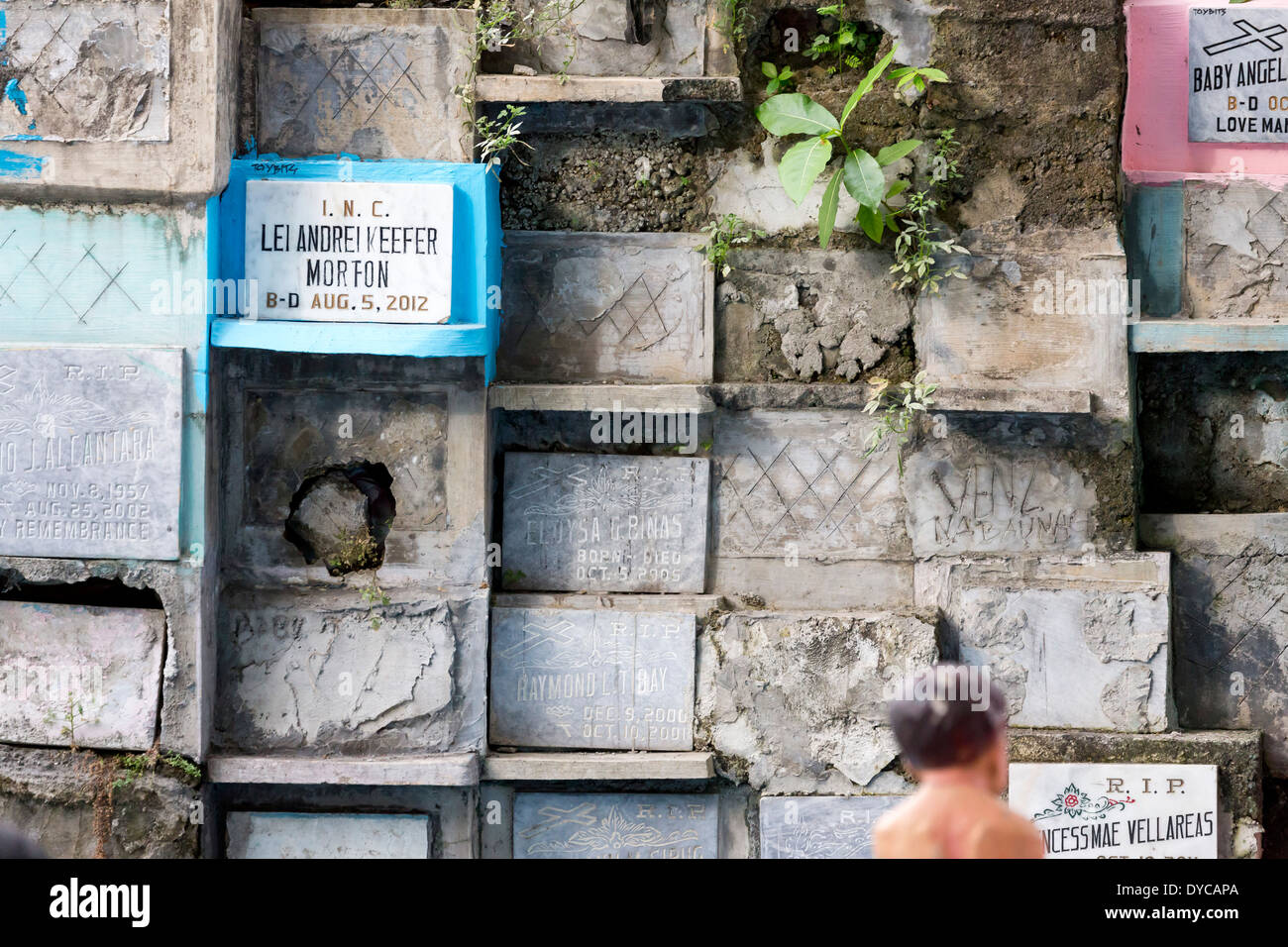 Typical Grave Chambers on the North Cemetery in Manila, Philippines ...