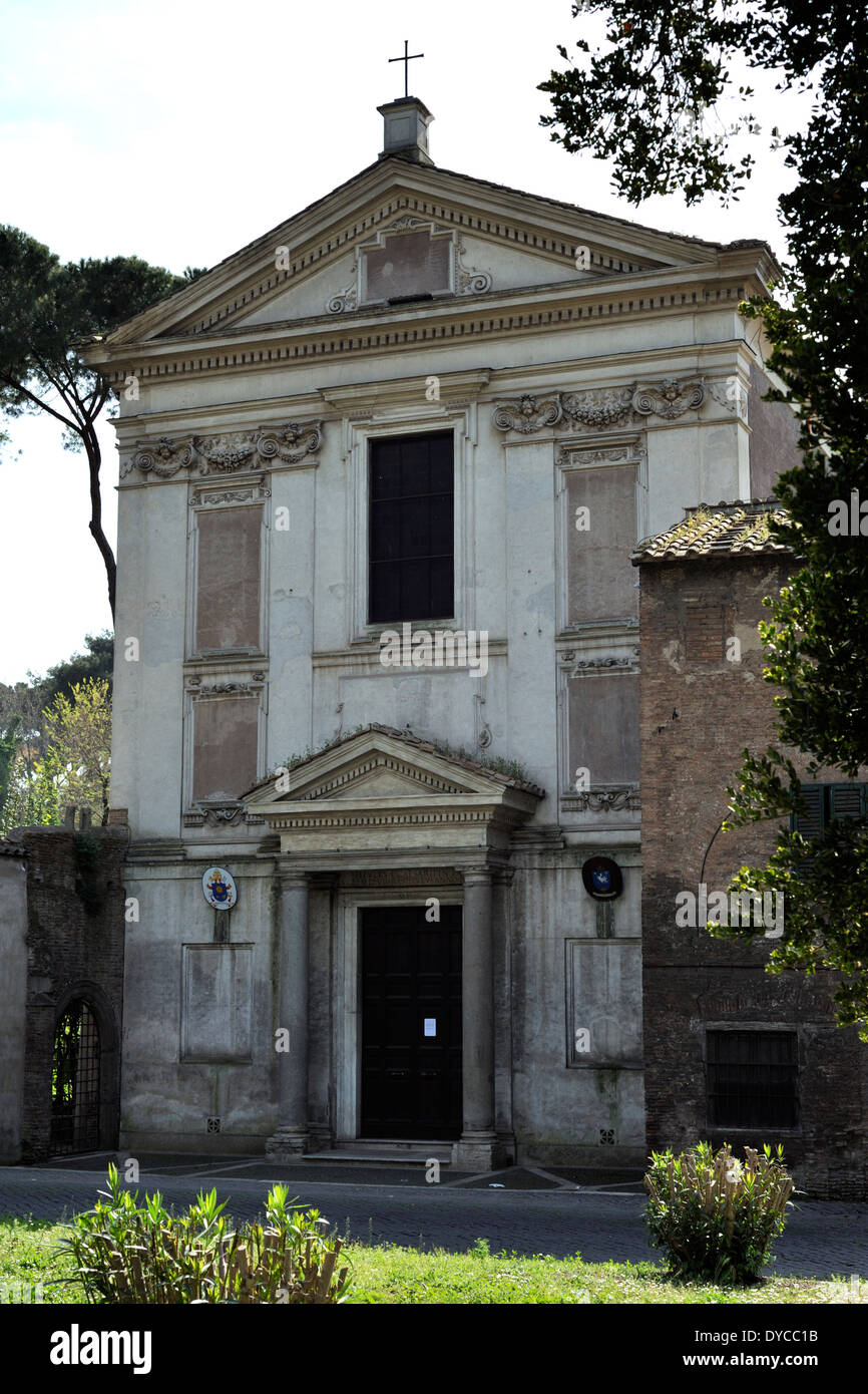 italy, rome, chiesa di San Cesareo de Appia, also called San Cesareo
