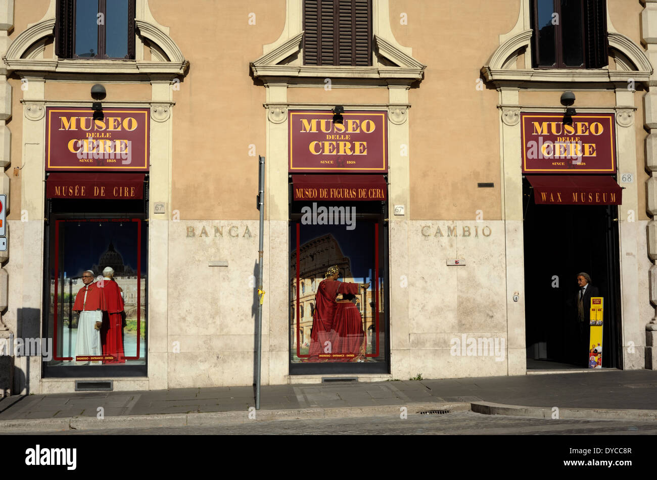 italy, rome, palazzo colonna, museo delle cere, wax museum Stock Photo
