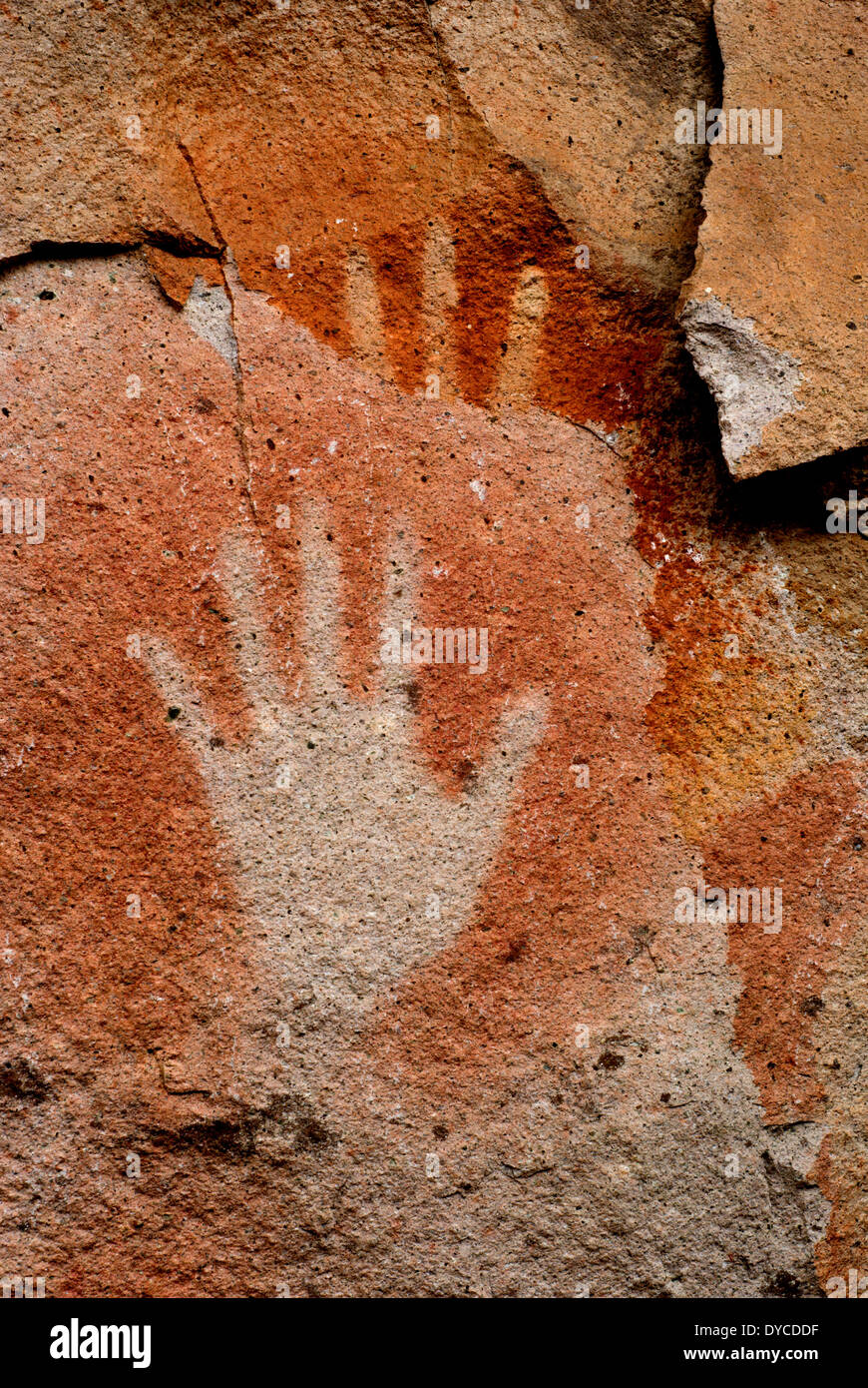 Cueva de las Manos del Rio Pinturas, Cave of the Hands, Patagonia, Province of Santa Cruz, Argentina Stock Photo