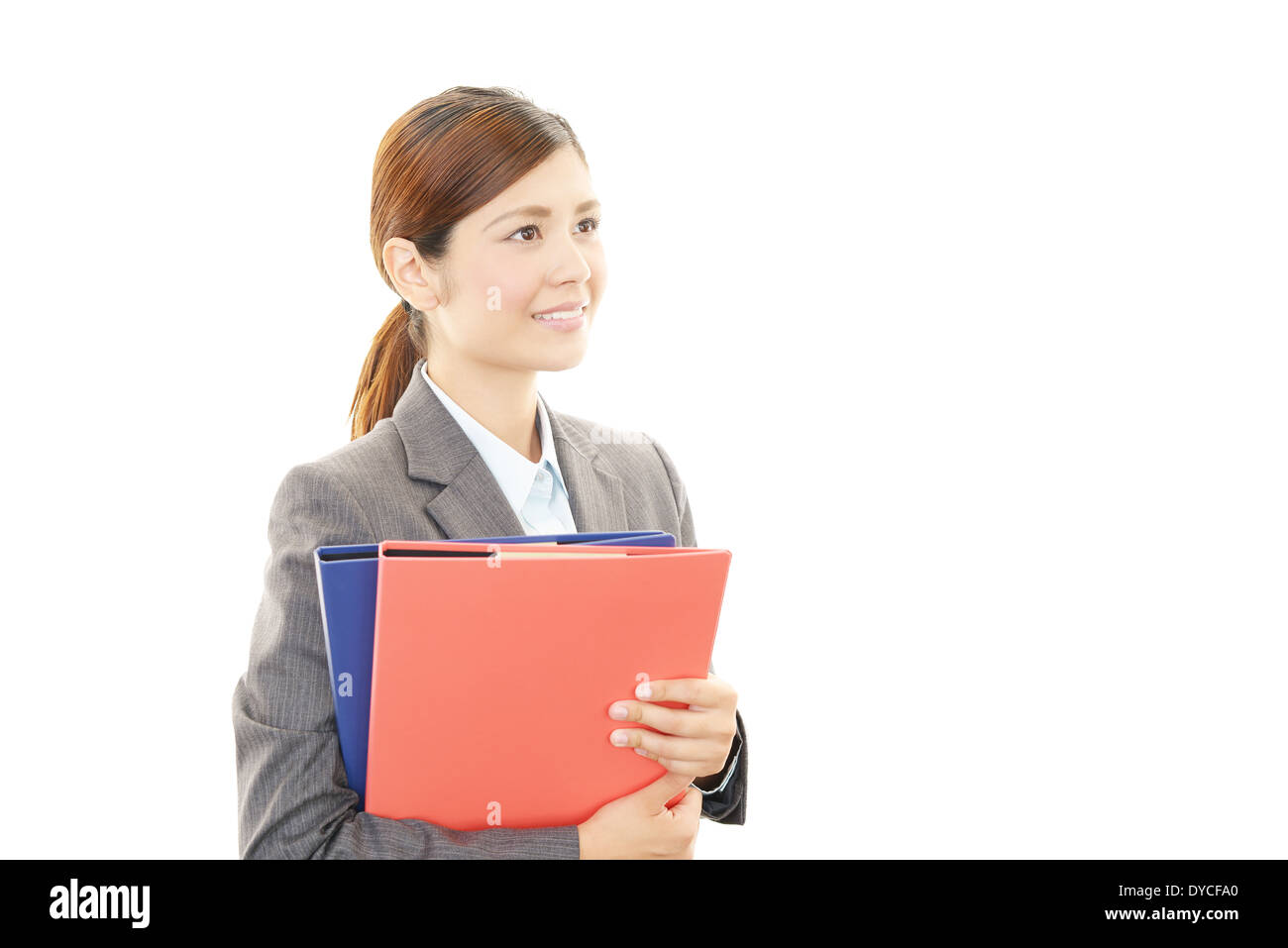 Portrait japanese office lady hi-res stock photography and images - Alamy