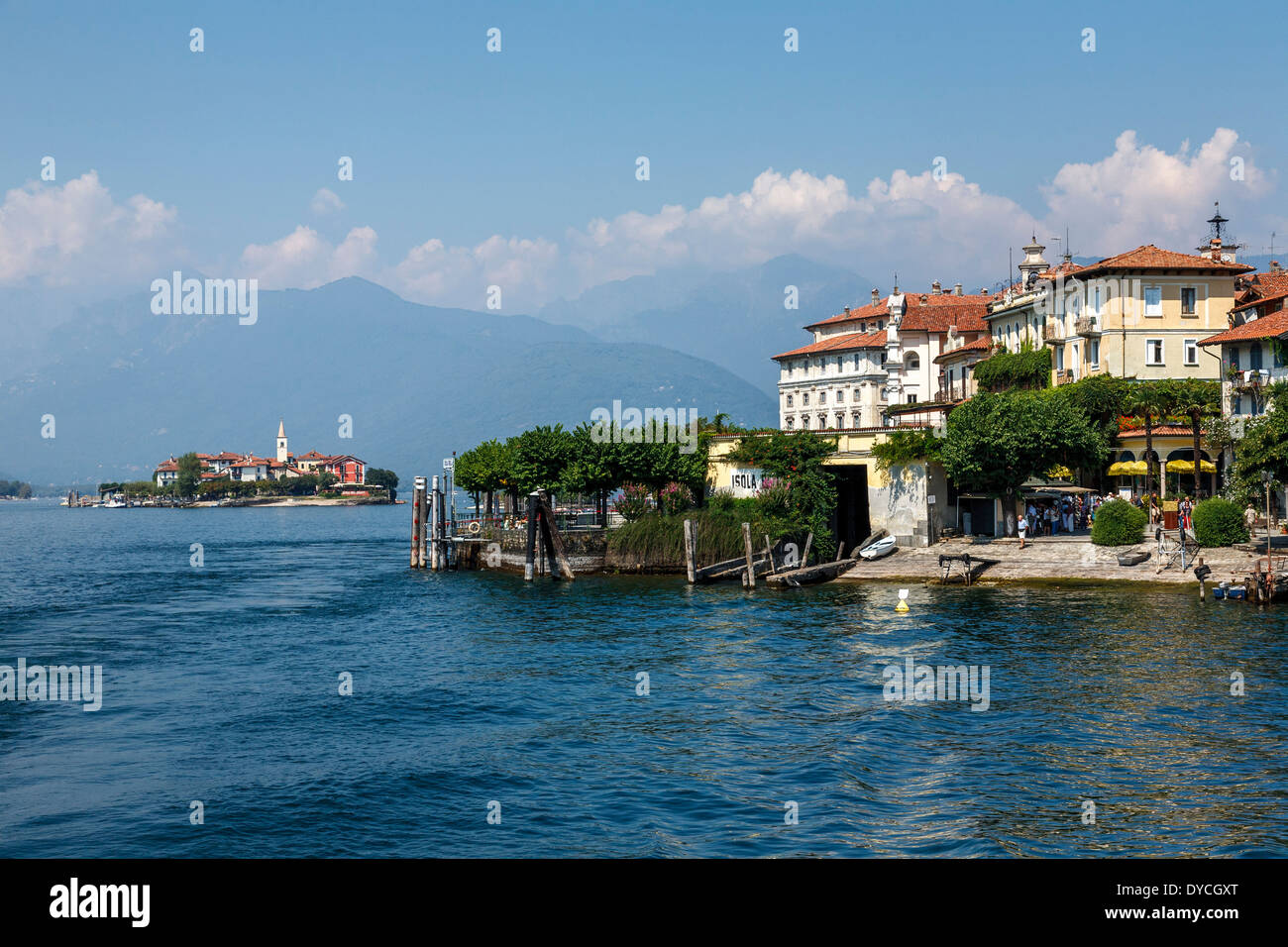 Palazzo Borromeo, Isola Bella, Lake Maggiore, Lombardy, Italy Stock