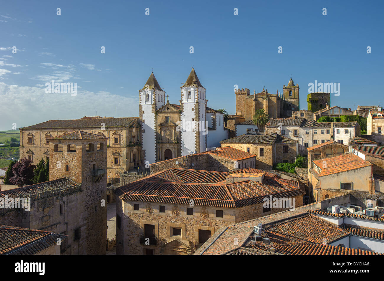 Old town of Caceras, Spain Stock Photo