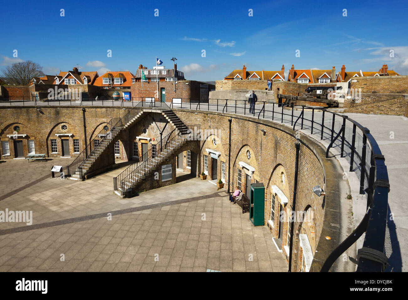 Eastbourne Redoubt fort Stock Photo - Alamy