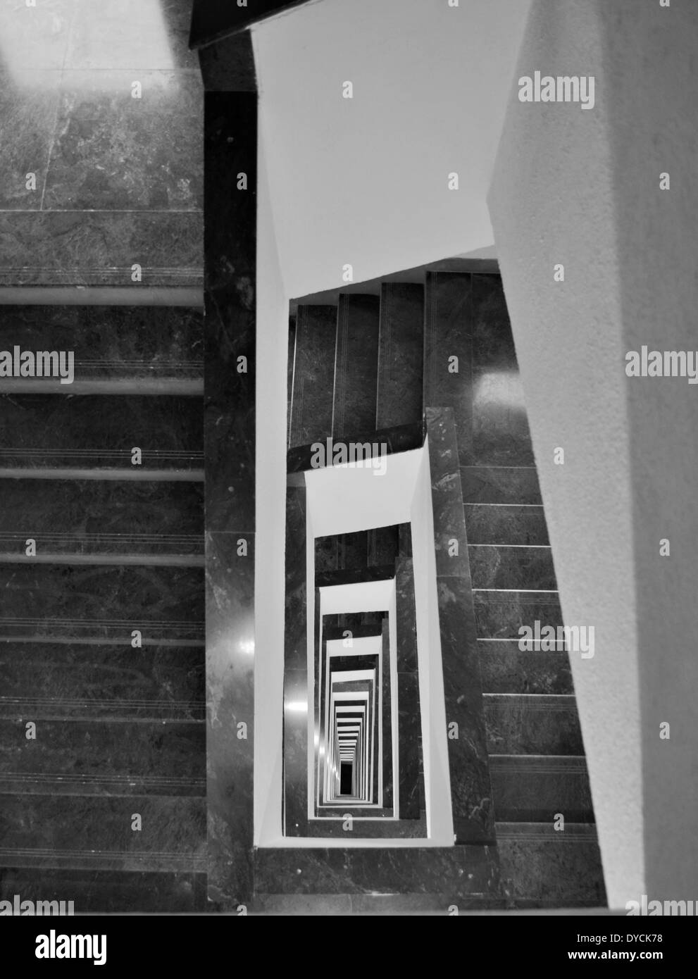 Stairs In symmetry Stock Photo