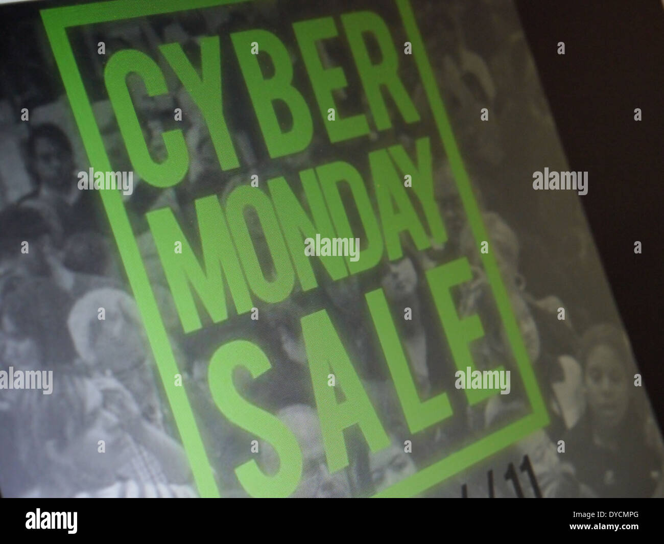 cyber monday sale Stock Photo