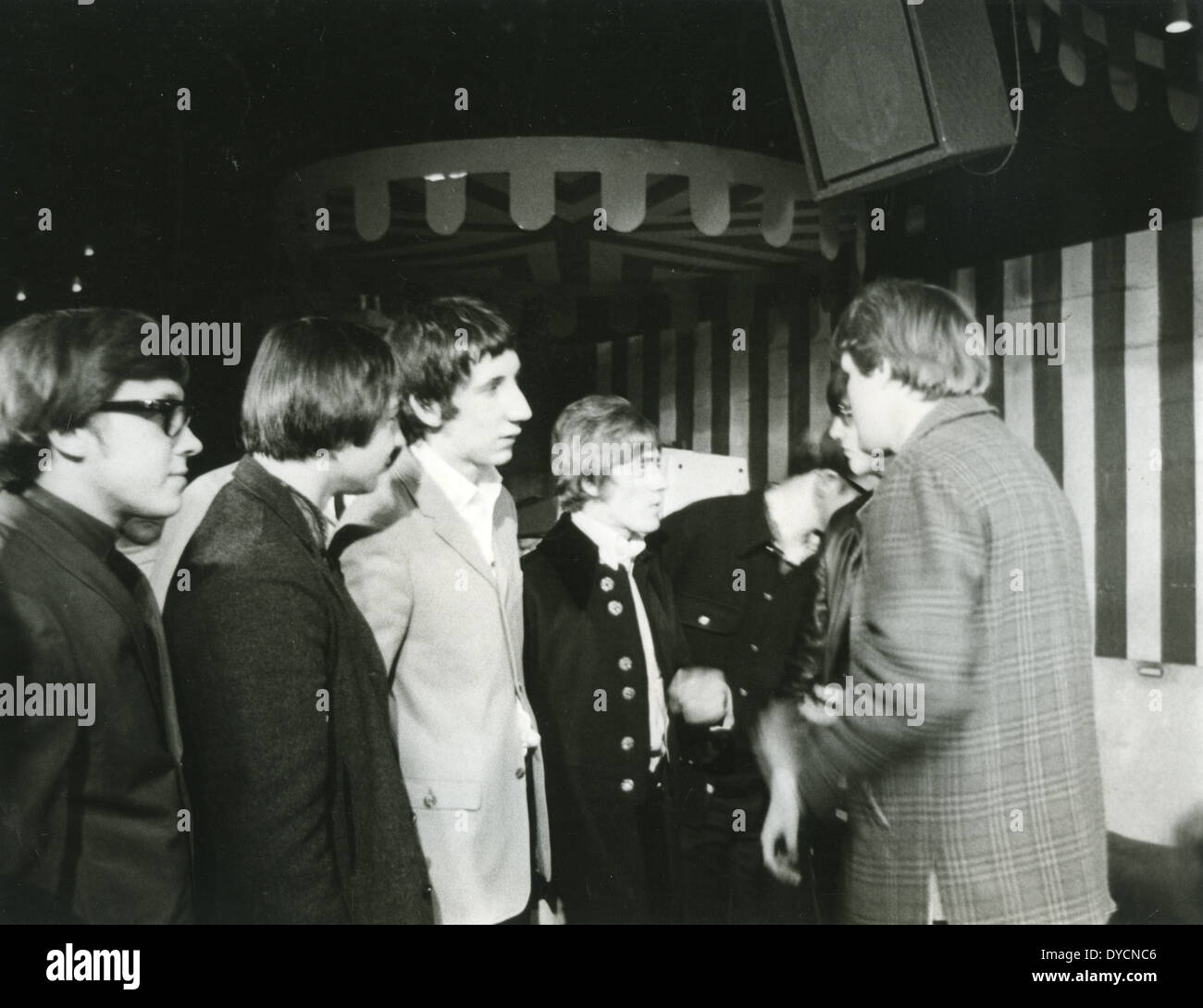 THE WHO filming for German TV at the Marquee Club in May 1965. Photo ...