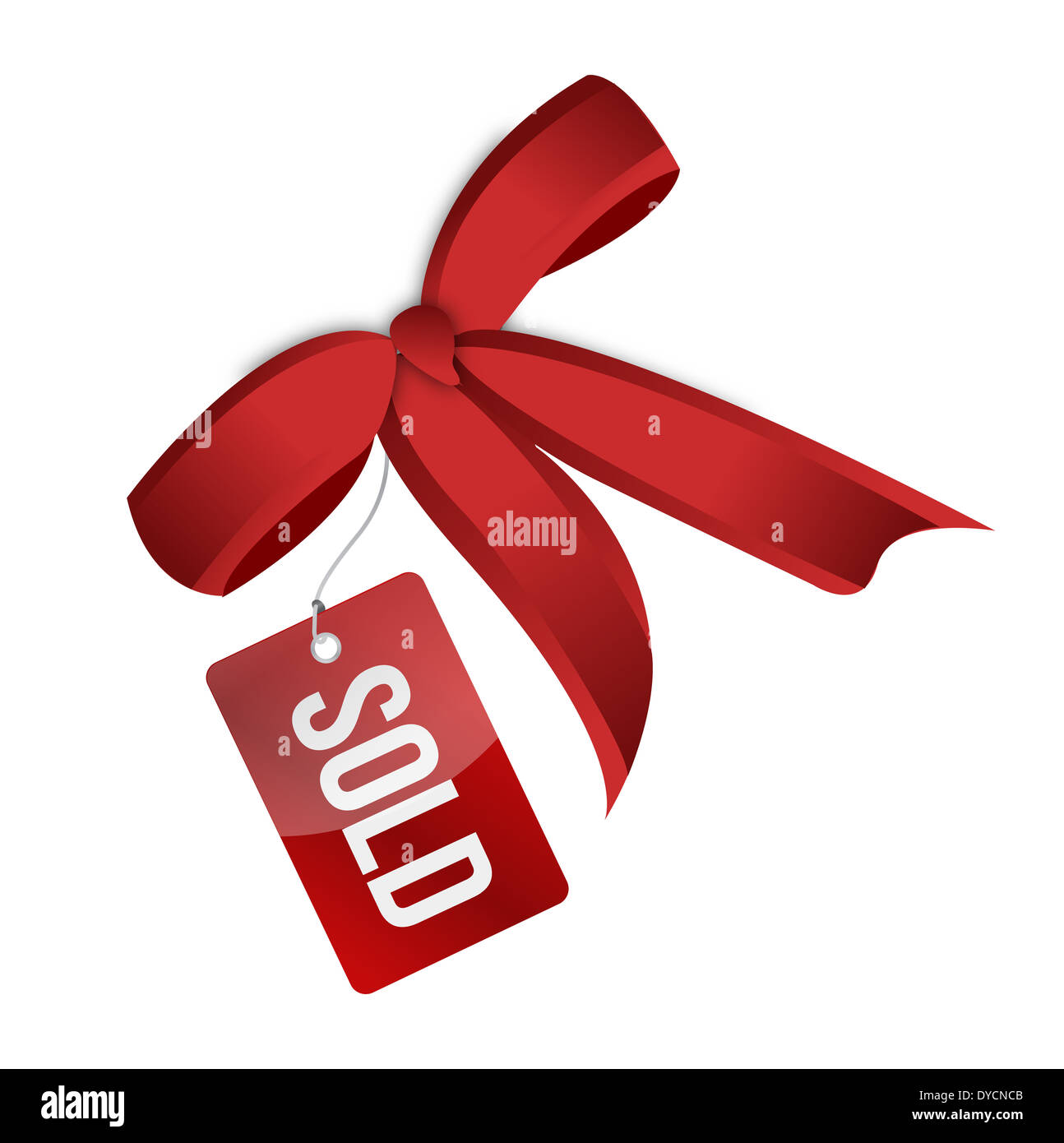 Sales tag illustration design isolated on white background Stock Photo