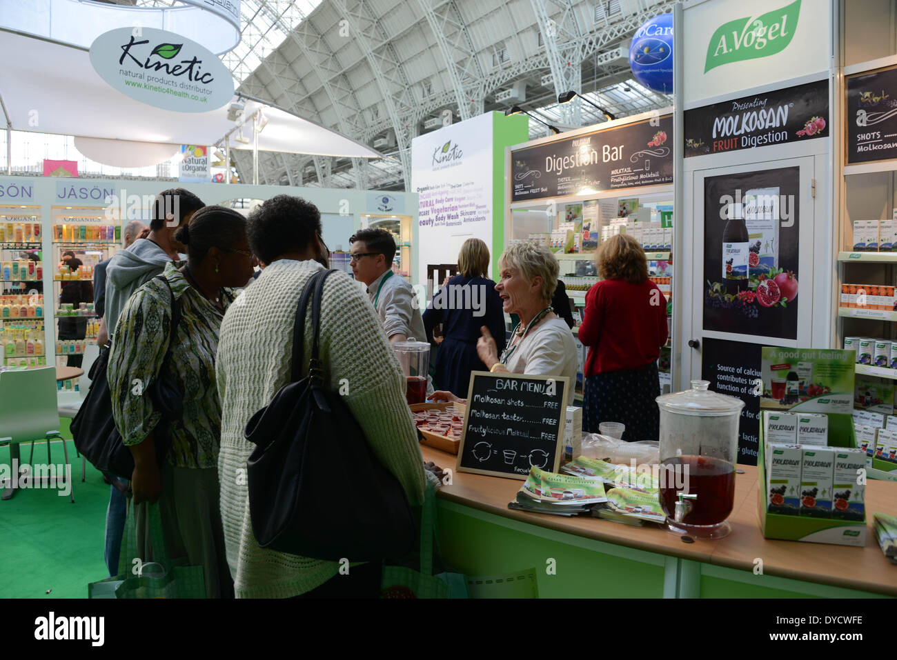 London UK. 14th April, 2014. A.Vogel herbal remedies are produced using