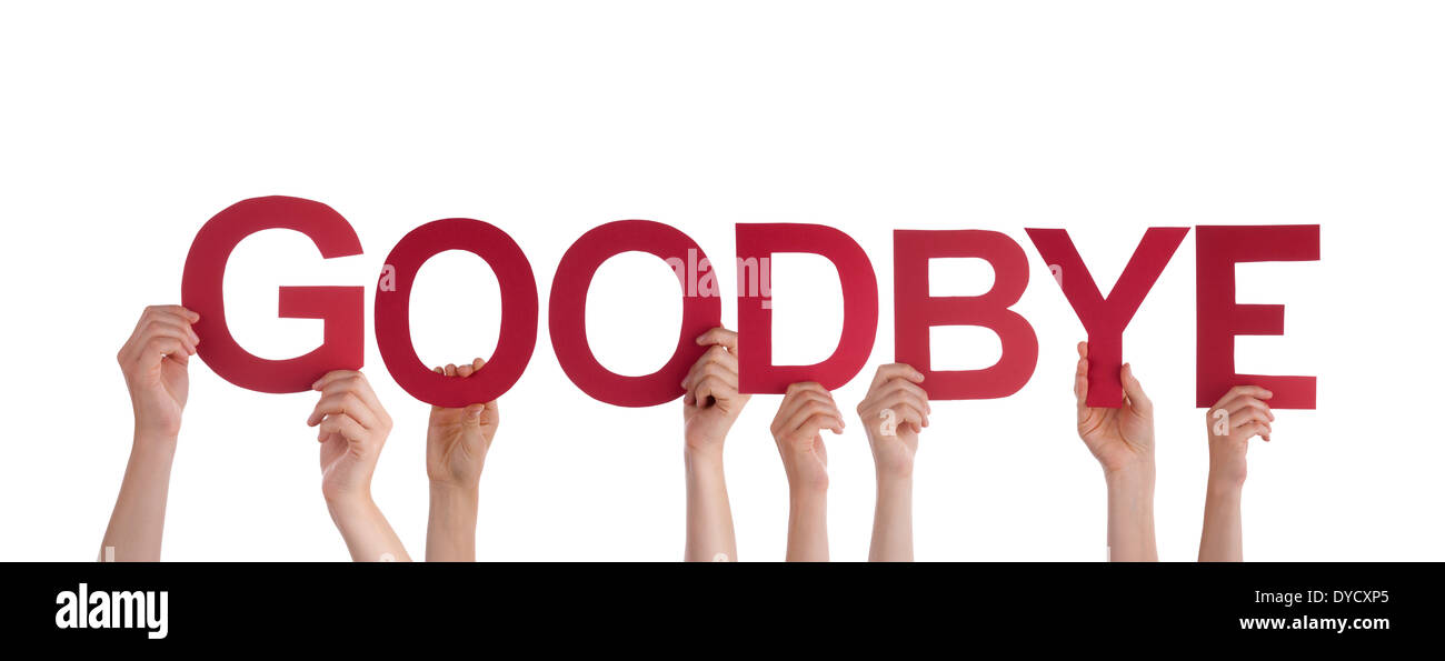 Concept leaving farewell goodbye hi res stock photography and images