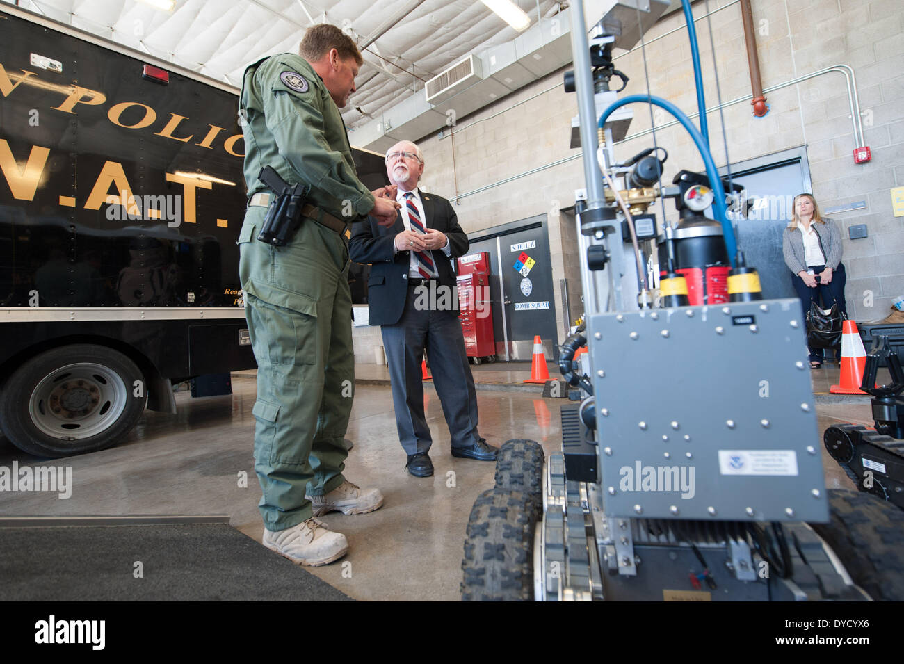 Tucson, Arizona, USA. 14th Apr, 2014. Tucson Police Department Bomb
