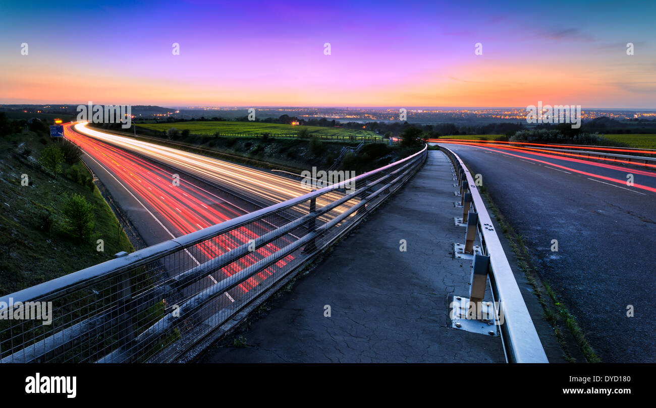 Rush Hour Sunset Stock Photo Alamy