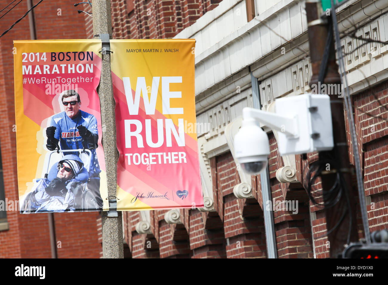 Boston Massachusetts Usa 14th Apr 2014 2014 Boston Marathon