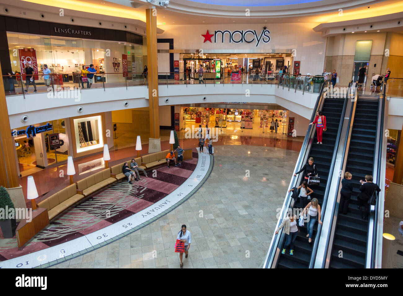 Orlando Florida,The Mall at Millenia,shopping shopper shoppers shop shops  market markets marketplace buying selling,retail store stores business  busin Stock Photo - Alamy