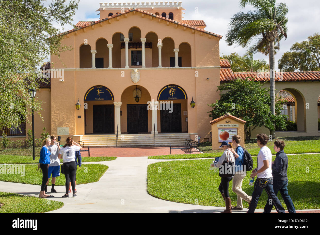 Winter Park Florida,Rollins College,school,campus,Annie Russell Theater